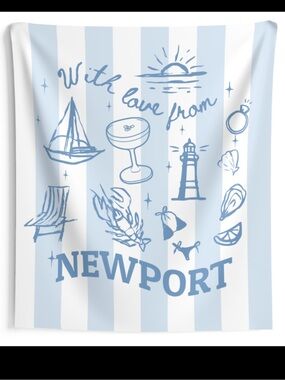 Newport Coastal Bachelorette Banner Decor